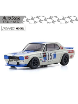 KYOSHO AUTOSCALE MINI-Z SKYLINE 2000GT-R KPCG10 RACING'72 BLUE NO.15 (MA020) MZP472BL