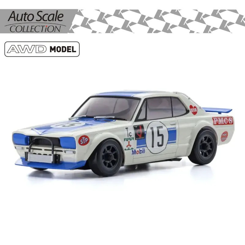 KYOSHO AUTOSCALE MINI-Z SKYLINE 2000GT-R KPCG10 RACING'72 BLUE NO.15 (MA020) MZP472BL