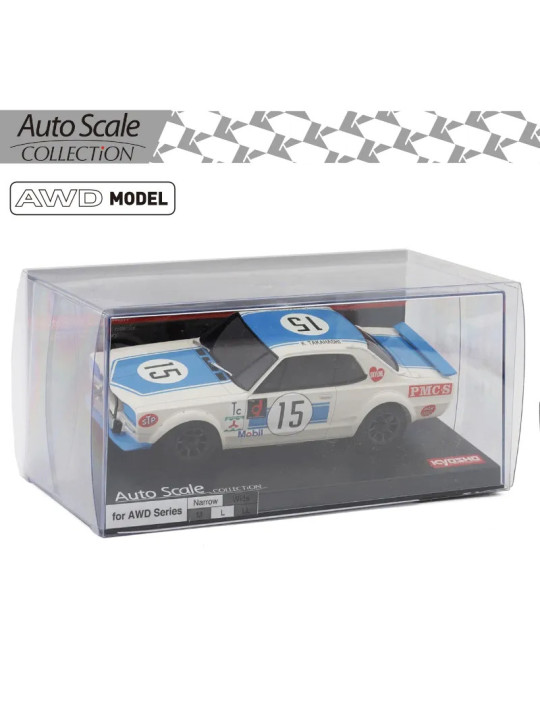 KYOSHO AUTOSCALE MINI-Z SKYLINE 2000GT-R KPCG10 RACING'72 BLUE NO.15 (MA020) MZP472BL