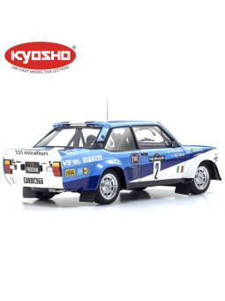 KYOSHO DIE CAST 1:18 FIAT 131 ABARTH A.BETTEGA WINNER PIANCAVALLO 1981 NR.2 KS08376F