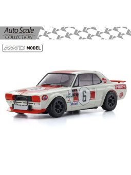 KYOSHO AUTOSCALE MINI-Z SKYLINE 2000GT-R KPCG10 RACING'72 RED NO.6 (MA020) MZP472R