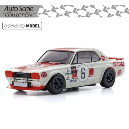 KYOSHO AUTOSCALE MINI-Z SKYLINE 2000GT-R KPCG10 RACING'72 RED NO.6 (MA020) MZP472R