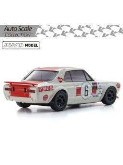 KYOSHO AUTOSCALE MINI-Z SKYLINE 2000GT-R KPCG10 RACING'72 RED NO.6 (MA020) MZP472R