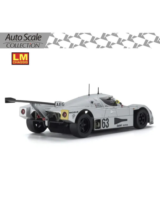 KYOSHO AUTOSCALE MINI-Z SAUBER MERCEDES NO.63 SILVER LM 1989 (W-LM) MZP345S