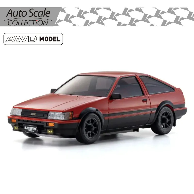 KYOSHO AUTOSCALE MINI-Z TOYOTA COROLLA LEVIN AE86 RED-BLACK (MA020) MZP473RBK