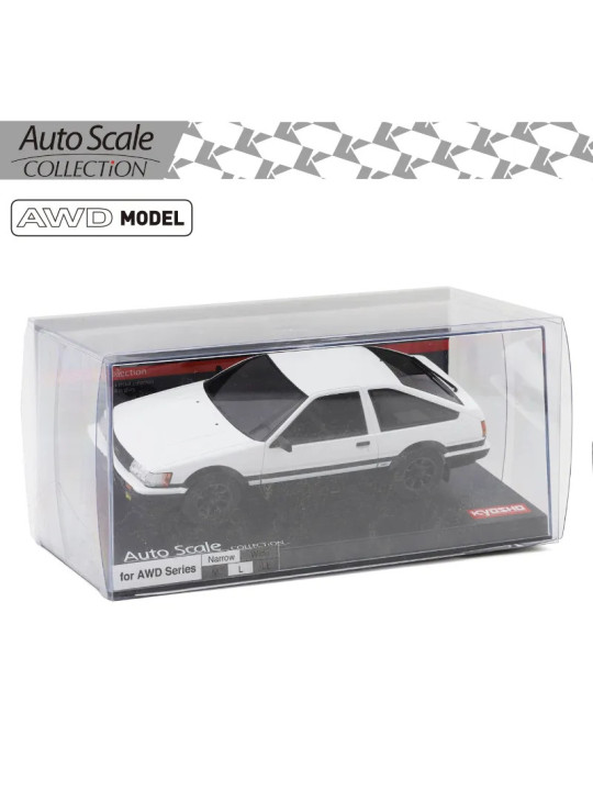KYOSHO AUTOSCALE MINI-Z TOYOTA COROLLA LEVIN AE86 WHITE-BLACK (MA020) MZP473WBK