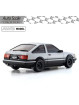 KYOSHO AUTOSCALE MINI-Z TOYOTA COROLLA LEVIN AE86 WHITE-BLACK (MA020) MZP473WBK