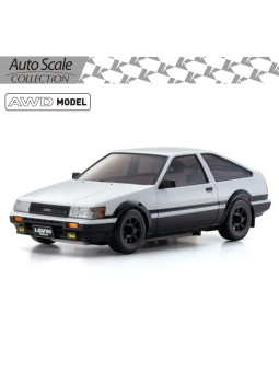 KYOSHO AUTOSCALE MINI-Z TOYOTA COROLLA LEVIN AE86 WHITE-BLACK (MA020) MZP473WBK