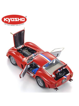 KYOSHO DIE CAST 1:18 FERRARI 250 GTO WINNER GT LM 1962 NR.19 NOBLET/GUICHET KS08438A