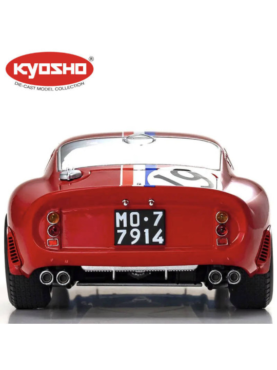 KYOSHO DIE CAST 1:18 FERRARI 250 GTO WINNER GT LM 1962 NR.19 NOBLET/GUICHET KS08438A