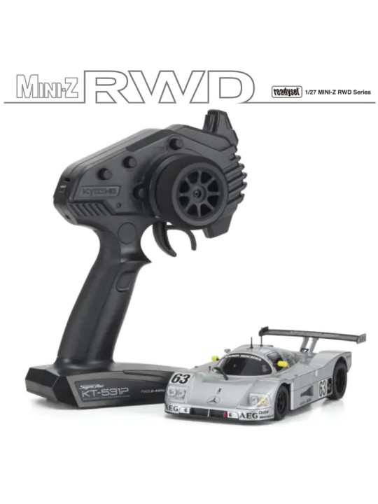 KYOSHO MINI-Z RWD SAUBER MERCEDES C9 NO.63 LM 1989 (W-LM/KT531P) 32353S