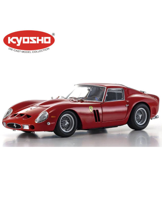 KYOSHO DIE CAST 1:18 FERRARI 250 GTO RED 1962 DIE-CAST COLLECTION KS08438R