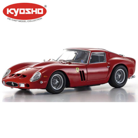 KYOSHO DIE CAST 1:18 FERRARI 250 GTO RED 1962 DIE-CAST COLLECTION KS08438R