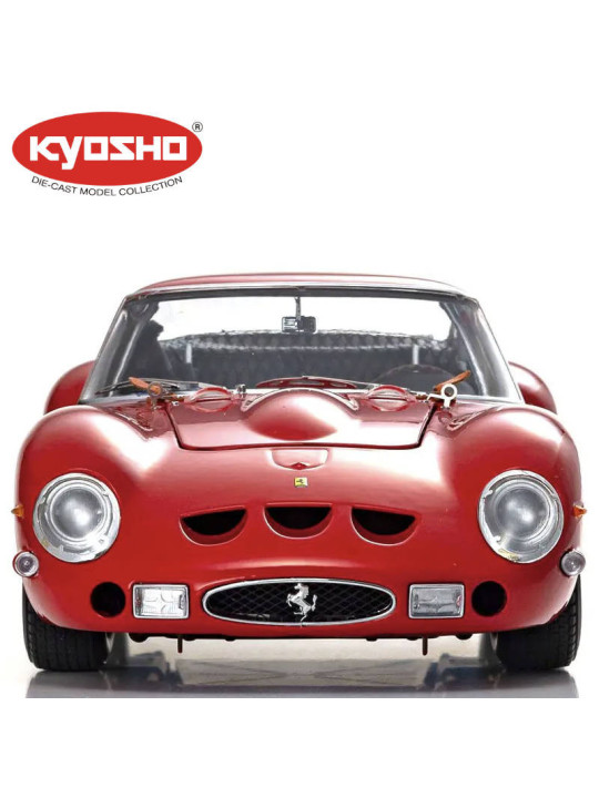 KYOSHO DIE CAST 1:18 FERRARI 250 GTO RED 1962 DIE-CAST COLLECTION KS08438R