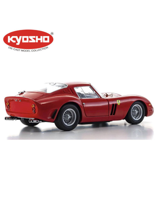KYOSHO DIE CAST 1:18 FERRARI 250 GTO RED 1962 DIE-CAST COLLECTION KS08438R