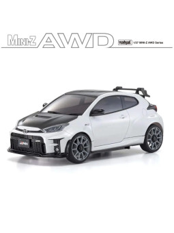 KYOSHO MINI-Z AWD TOYOTA GRMN YARIS CIRCUIT PACKAGE WHITE (MA020-KT531P) 32640PW