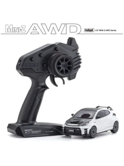 KYOSHO MINI-Z AWD TOYOTA GRMN YARIS CIRCUIT PACKAGE WHITE (MA020-KT531P) 32640PW