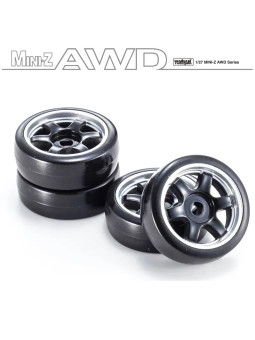 KYOSHO MINI-Z AWD TOYOTA GRMN YARIS CIRCUIT PACKAGE GUN METAL (MA020-KT531P) 32640GM