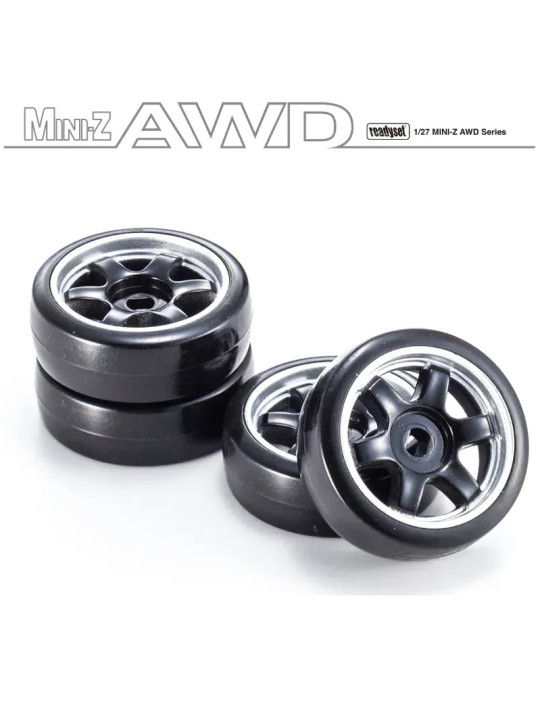 KYOSHO MINI-Z AWD TOYOTA GRMN YARIS CIRCUIT PACKAGE GUN METAL (MA020-KT531P) 32640GM