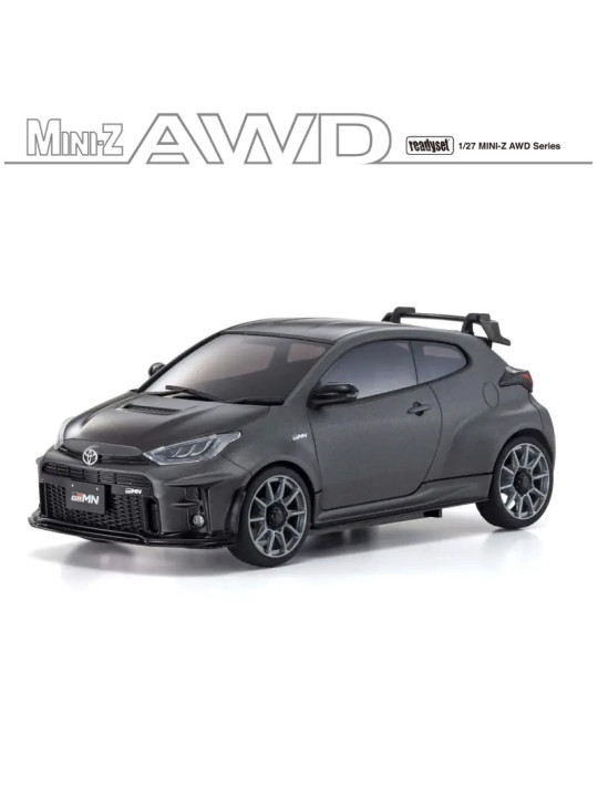 KYOSHO MINI-Z AWD TOYOTA GRMN YARIS CIRCUIT PACKAGE GUN METAL (MA020-KT531P) 32640GM