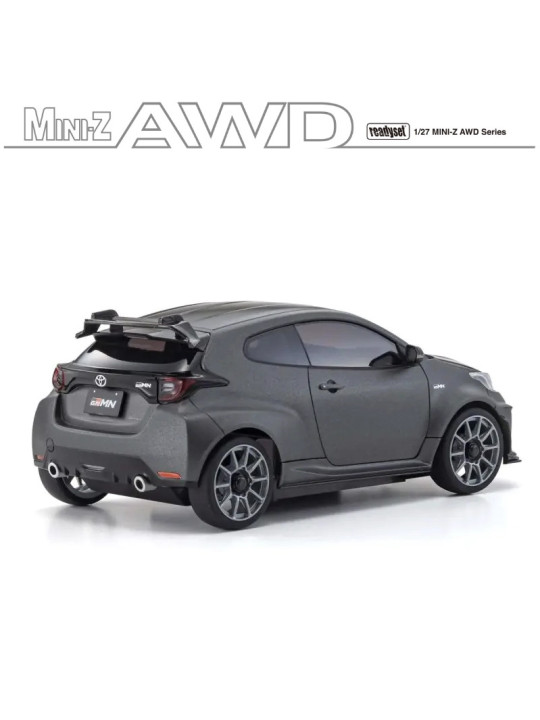 KYOSHO MINI-Z AWD TOYOTA GRMN YARIS CIRCUIT PACKAGE GUN METAL (MA020-KT531P) 32640GM