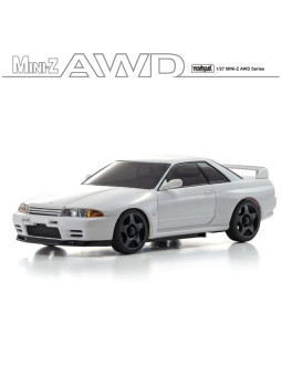 KYOSHO MINI-Z AWD NISSAN SKYLINE GT-R NISMO R32 WHITE (MA020-KT531P) 32639W