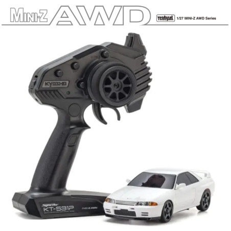KYOSHO MINI-Z AWD NISSAN SKYLINE GT-R NISMO R32 WHITE (MA020-KT531P) 32639W