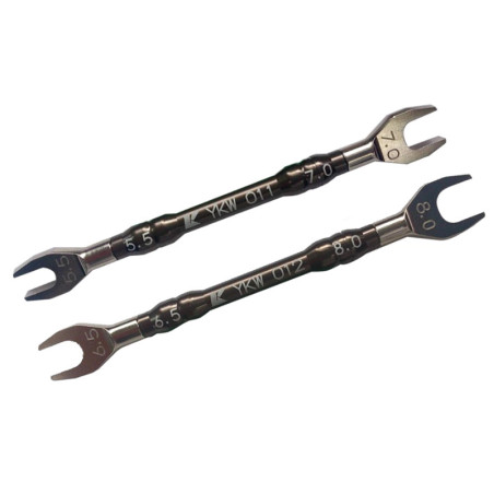 KYOSHO CLÉS PLATES 5.5-7.0MM / 6.5-8.0MM TEAM KANAI (2) YKW102