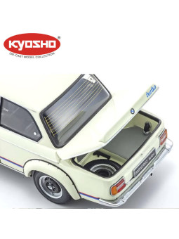 KYOSHO DIE CAST 1:18 BMW 2002 TURBO 1974 WHITE KS08544W