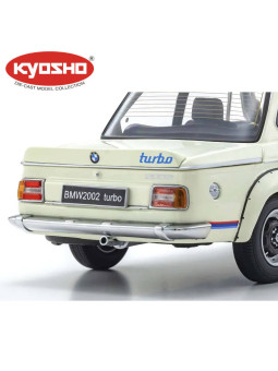 KYOSHO DIE CAST 1:18 BMW 2002 TURBO 1974 WHITE KS08544W