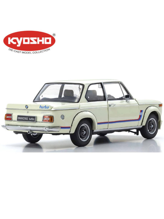 KYOSHO DIE CAST 1:18 BMW 2002 TURBO 1974 BLANCHE KS08544W