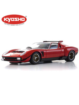 KYOSHO DIE CAST 1:12 LAMBORGHINI MIURA SVR 1970 ROUGE KS08625R