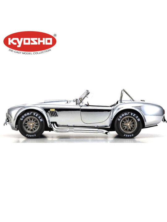 KYOSHO DIE CAST 1:12 SHELBY COBRA 427 S/C SPIDER 1962 CHROMED KS08633CP