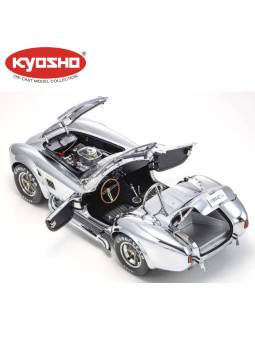 KYOSHO DIE CAST 1:12 SHELBY COBRA 427 S/C SPIDER 1962 CHROMED KS08633CP