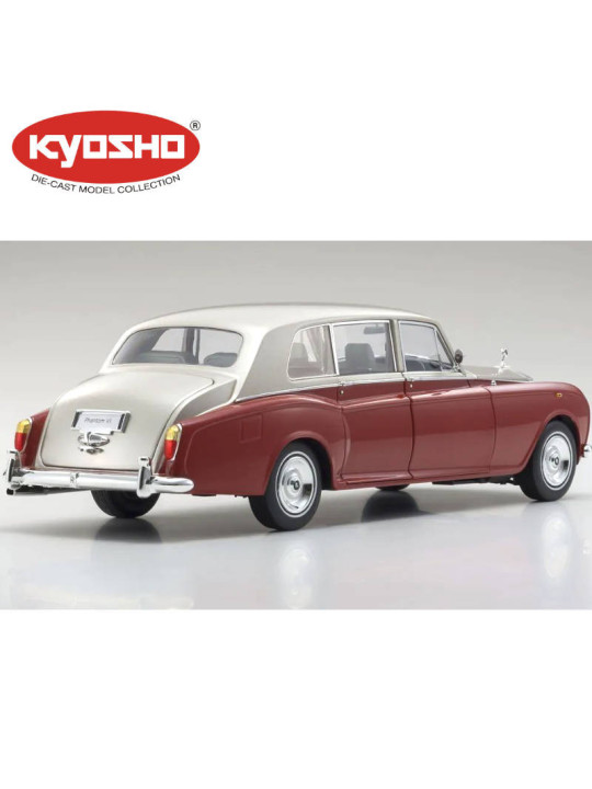 KYOSHO DIE CAST 1:18 ROLLS-ROYCE PHANTOM VI EWB 1968 RED-LIGHT BEIGE KS08905RLB