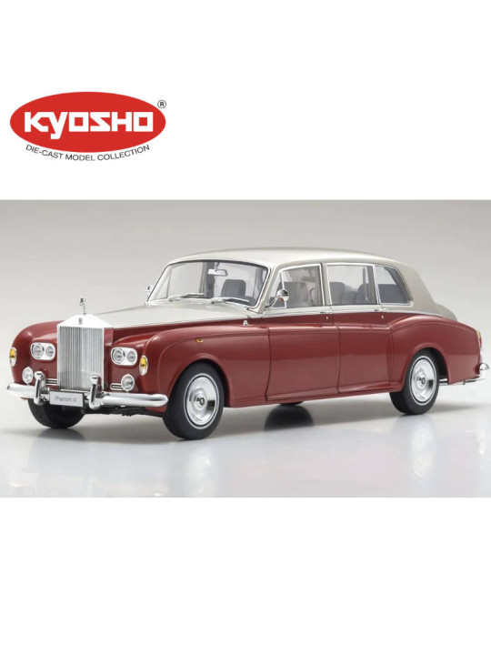 KYOSHO DIE CAST 1:18 ROLLS-ROYCE PHANTOM VI EWB 1968 RED-LIGHT BEIGE KS08905RLB