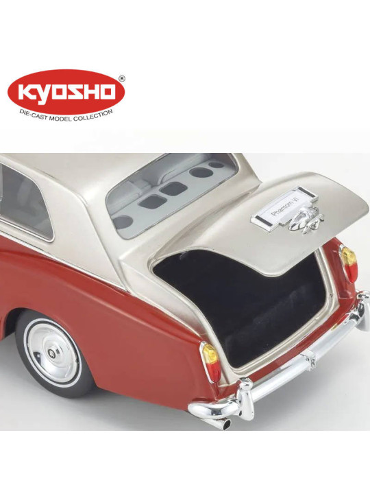 KYOSHO DIE CAST 1:18 ROLLS-ROYCE PHANTOM VI EWB 1968 RED-LIGHT BEIGE KS08905RLB