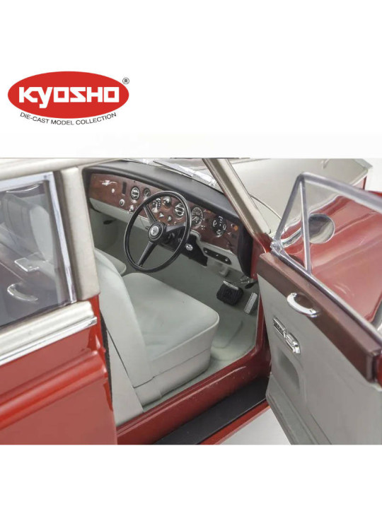 KYOSHO DIE CAST 1:18 ROLLS-ROYCE PHANTOM VI EWB 1968 RED-LIGHT BEIGE KS08905RLB