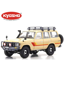 KYOSHO DIE CAST 1:18 TOYOTA LAND CRUISER 60 1980 BEIGE KS08956XBE