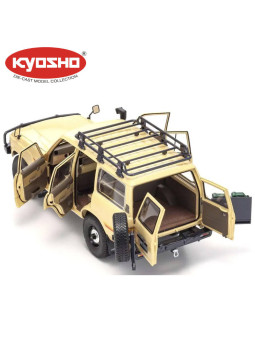 KYOSHO DIE CAST 1:18 TOYOTA LAND CRUISER 60 1980 BEIGE KS08956XBE