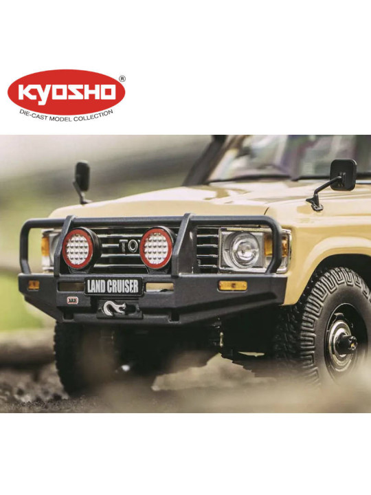 KYOSHO DIE CAST 1:18 TOYOTA LAND CRUISER 60 1980 BEIGE KS08956XBE