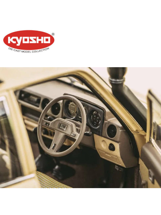 KYOSHO DIE CAST 1:18 TOYOTA LAND CRUISER 60 1980 BEIGE KS08956XBE