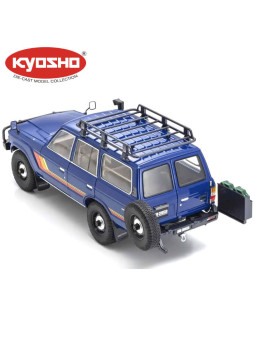 KYOSHO DIE CAST 1:18 TOYOTA LAND CRUISER 60 1980 BLEU KS08956XBL