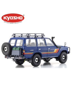 KYOSHO DIE CAST 1:18 TOYOTA LAND CRUISER 60 1980 BLEU KS08956XBL