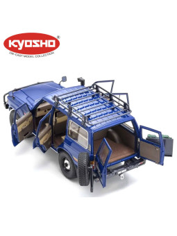 KYOSHO DIE CAST 1:18 TOYOTA LAND CRUISER 60 1980 BLEU KS08956XBL