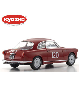 KYOSHO DIE CAST 1:18 ALFA ROMEO GIULETTA SV MILLE MIGLIA 1956 NR.120 KS08957A