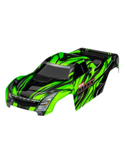 TRAXXAS CARROSSERIE MINI MAXX PEINTE ET DECOREE VERTE 10711-GRN