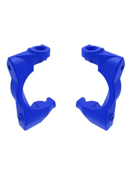 TRAXXAS ETRIERS DE FUSEES GAUCHE ET DROIT BLEUES (X2) – MINI MAXX 10732-BLUE