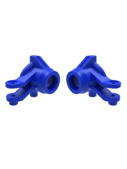 TRAXXAS STEERING BLOCKS LEFT & RIGHT (BLUE) – MINI MAXX 10736-BLUE