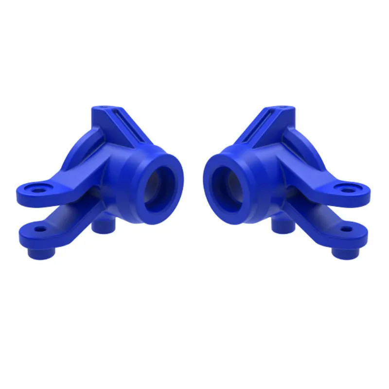 TRAXXAS STEERING BLOCKS LEFT & RIGHT (BLUE) – MINI MAXX 10736-BLUE